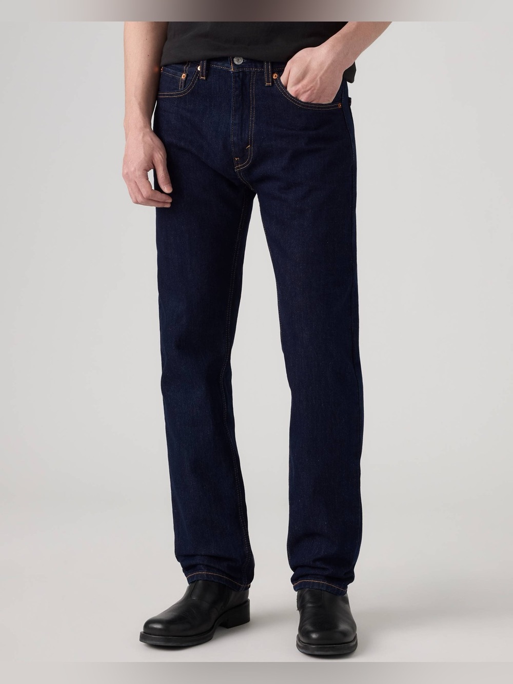 Levi's 505 Straight Jeans in Dark Indigo New with Tags